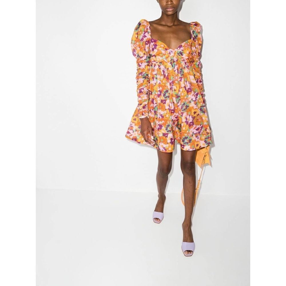 ZIMMERMANN Violet floral-print minidress size Zimmermann 2/US6